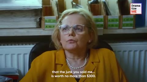 Old Lady Exposes Greedy Salesman