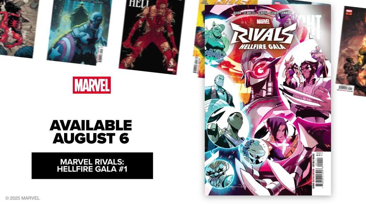 New Marvel Comics Aug 6, 2025