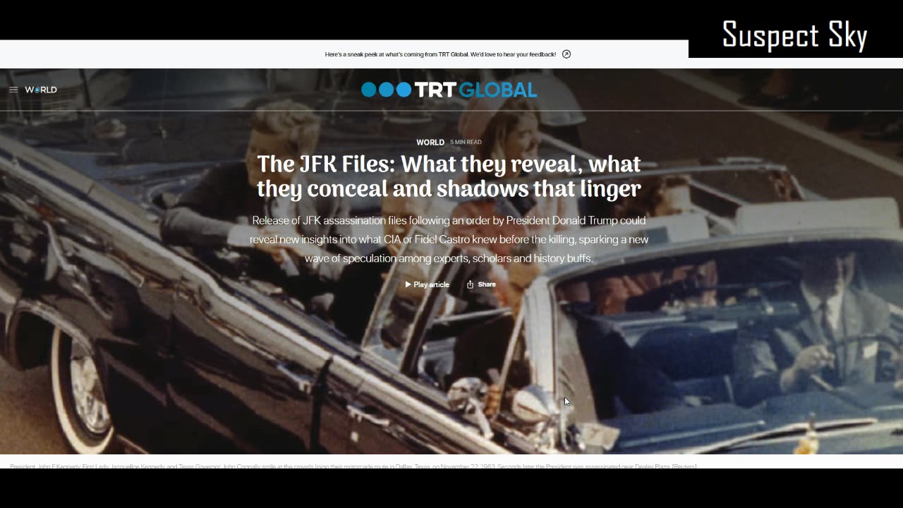 PROJECT SUN STREAK | JFK RELEASE | UFO WAVE CONTINUES [DISCUSSION]