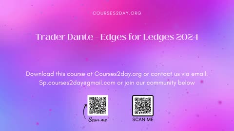 [GET] Trader Dante – Edges for Ledges 2024