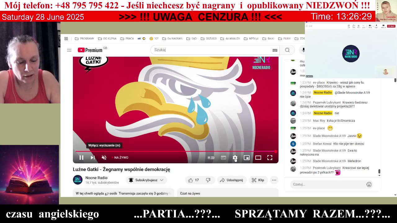 5074 - Polityka a narkotyki - ja w Nocne Radio 👮♀️ - 28.06.2025 rok