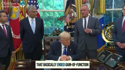 Trump ends gain of function research!
