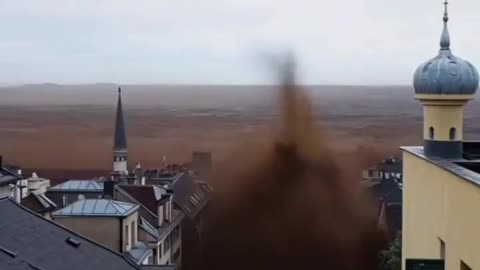 Time lapse of the flood that hit Texas