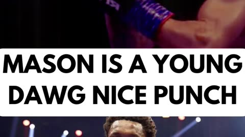 Abdullah Mason lands a hook-on Sam Noakes.