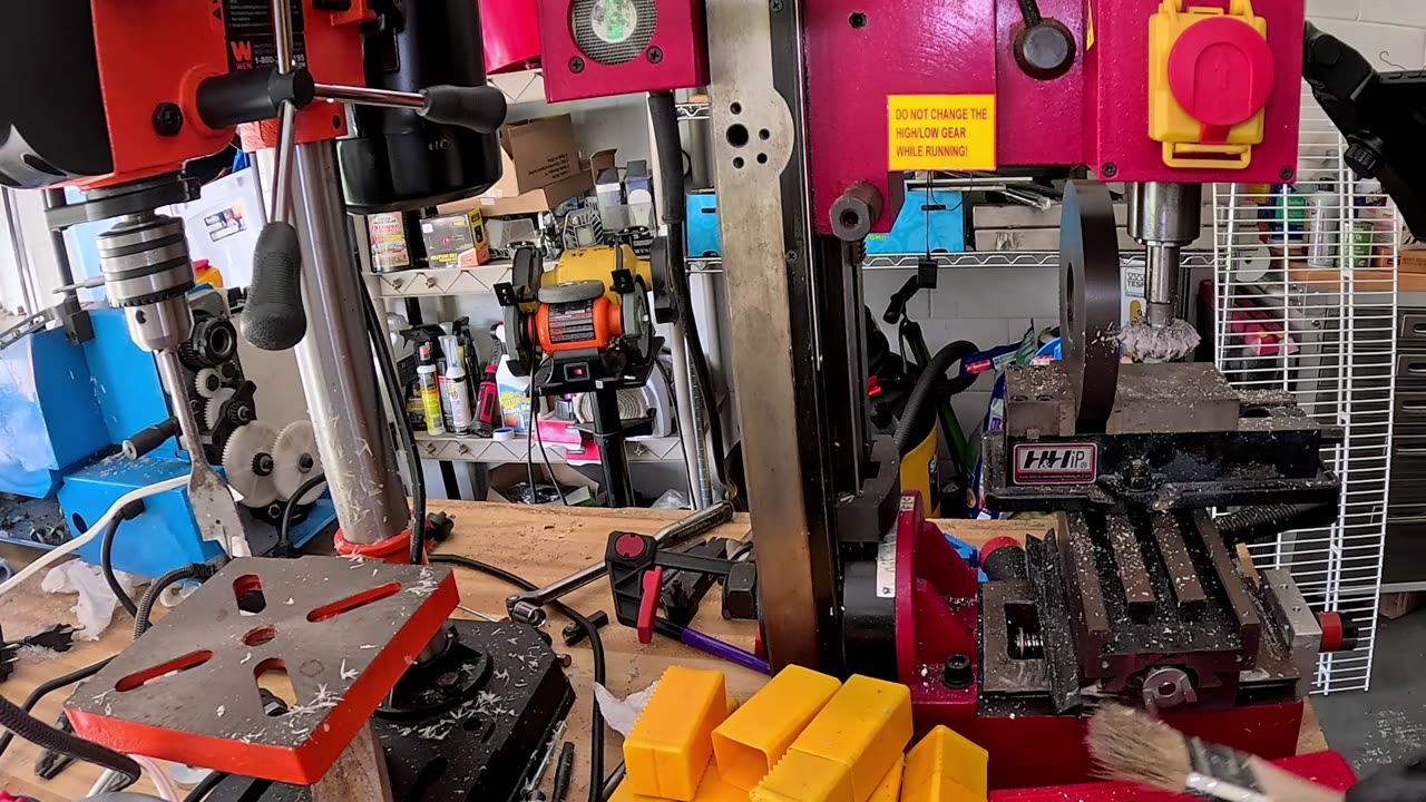 Homemade Bench/pin punch block