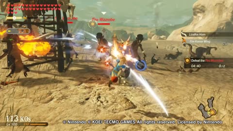 Hyrule Warriors Age Of Calamity Guerreros De Hyrule La Era De Calamidad Anti-Flame Training I