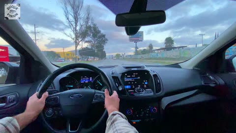 FORD ESCAPE 2017 TITANIUM RELAXING TEST DRIVE ON THE CITY - Duque Vision - #pov #firstperson