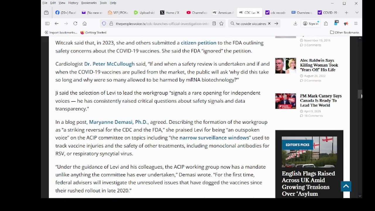 CDC Launches Official Investigation Into COVID Vaccine Deaths