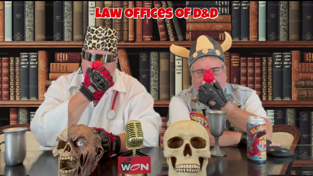 Cemetery Cinema Presents Clown Murders Law offices of D&D.