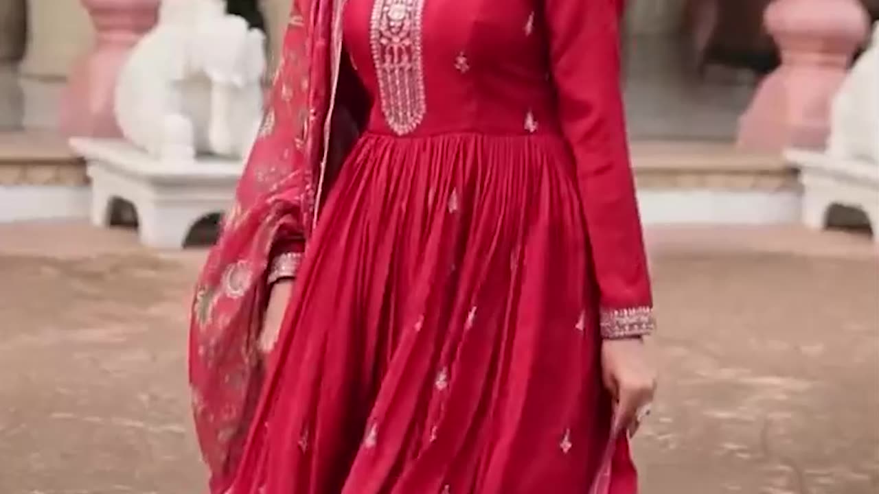 Royal Elegance in Every Flare | Anarkali Dress from Mirraw