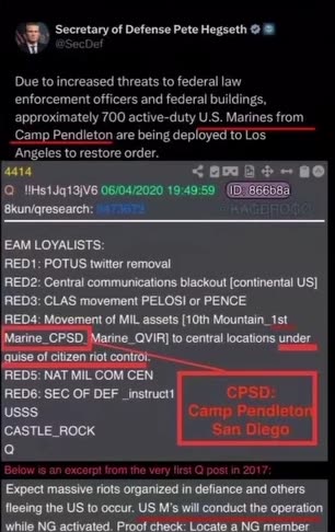 RED ALERT CONFIRMED! 700 Marines Deploy as Q's 2020 EAM Codes ACTIVATE - CASTLE_ROCK PHASE BEGINS