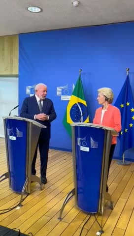 LULALADRÃO se encontra com chefe da comissão da União Europeia em Bruxelas