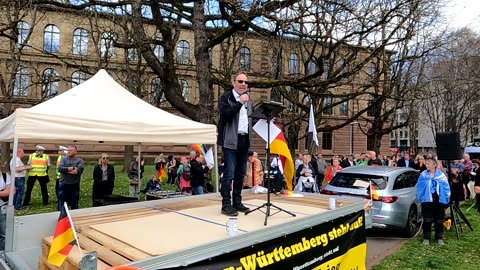 Uwe ist auch dabei - Stuttgart am 22.03.2025 - Bundesweiter Protesttag