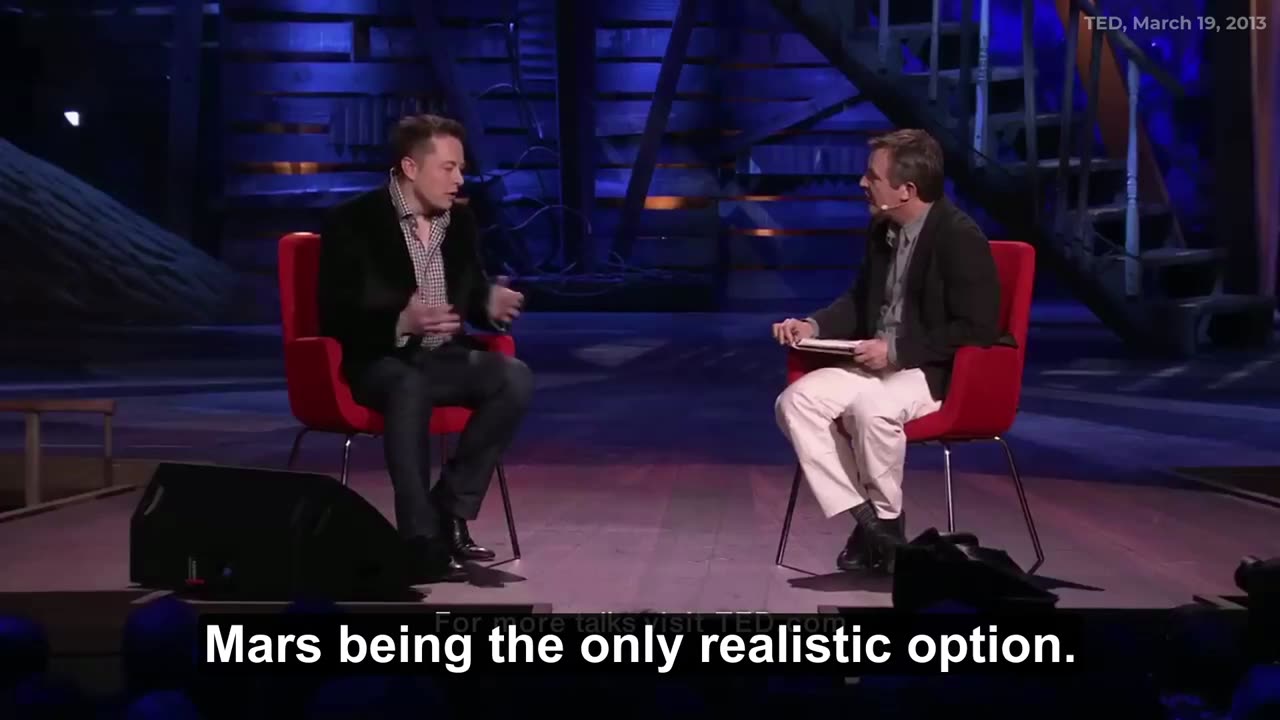 Elon Musk in 2013: Someone Has to Start Making Life Multiplanetary—Mars Is the Only Option