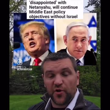 US & ISRAEL relationship update.