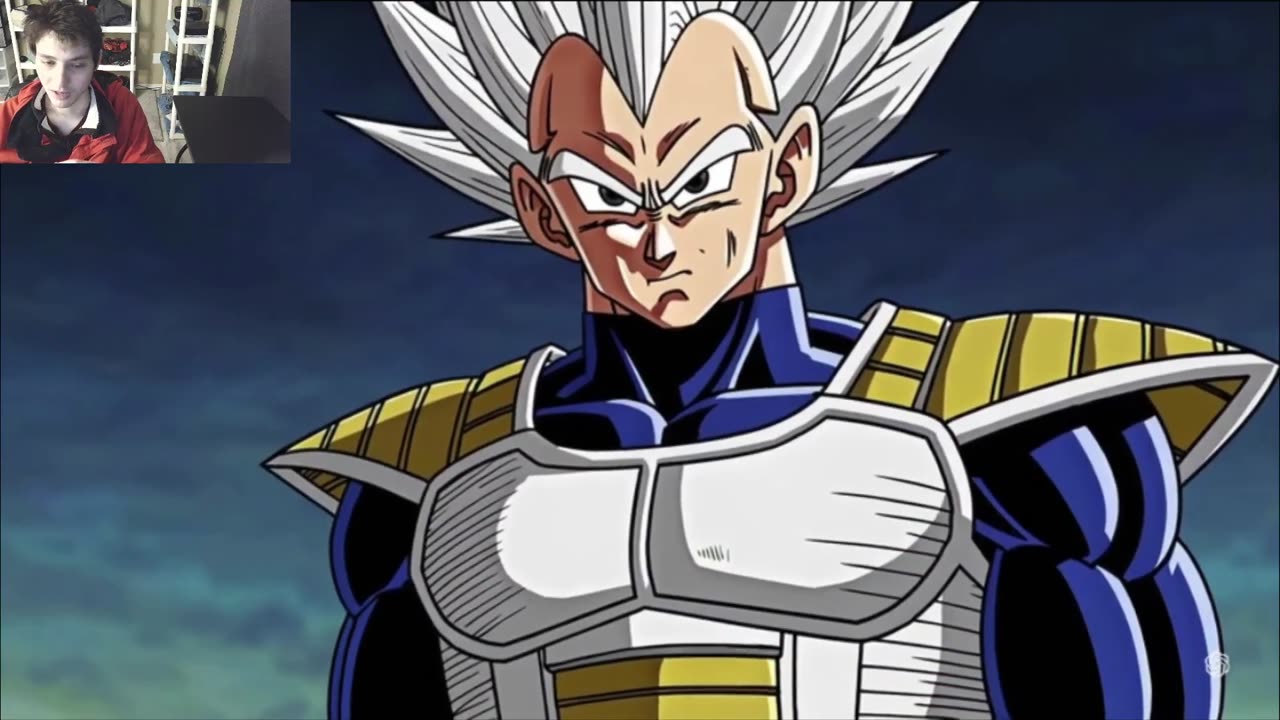 Outtake #1,031 Of Fake Time Lapse 2D Animated Cartoon Video Of Vegeta Aging From 21 To 100 Years Old