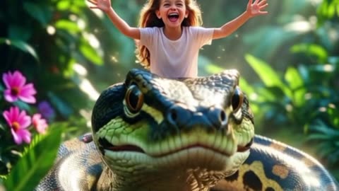 “Epic Jungle Ride! 🐍💫”