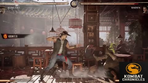 Kung Lao vs Raiden