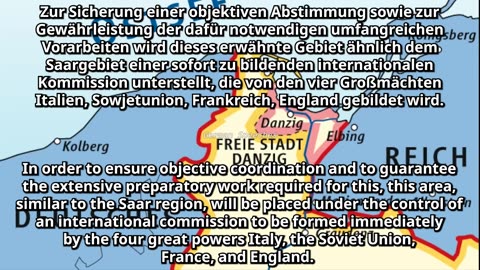 The 16 point proposal, August 1939