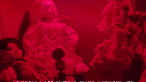 Creepy Doll at the 6th Realm Haus in Victoria, Tx