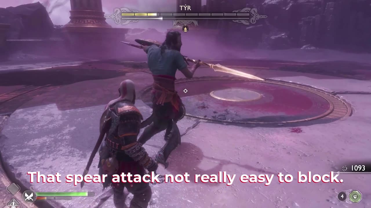 God of War Ragnarok Valhalla - Kratos vs Tyr Fight #01 (Valhalla DLC).