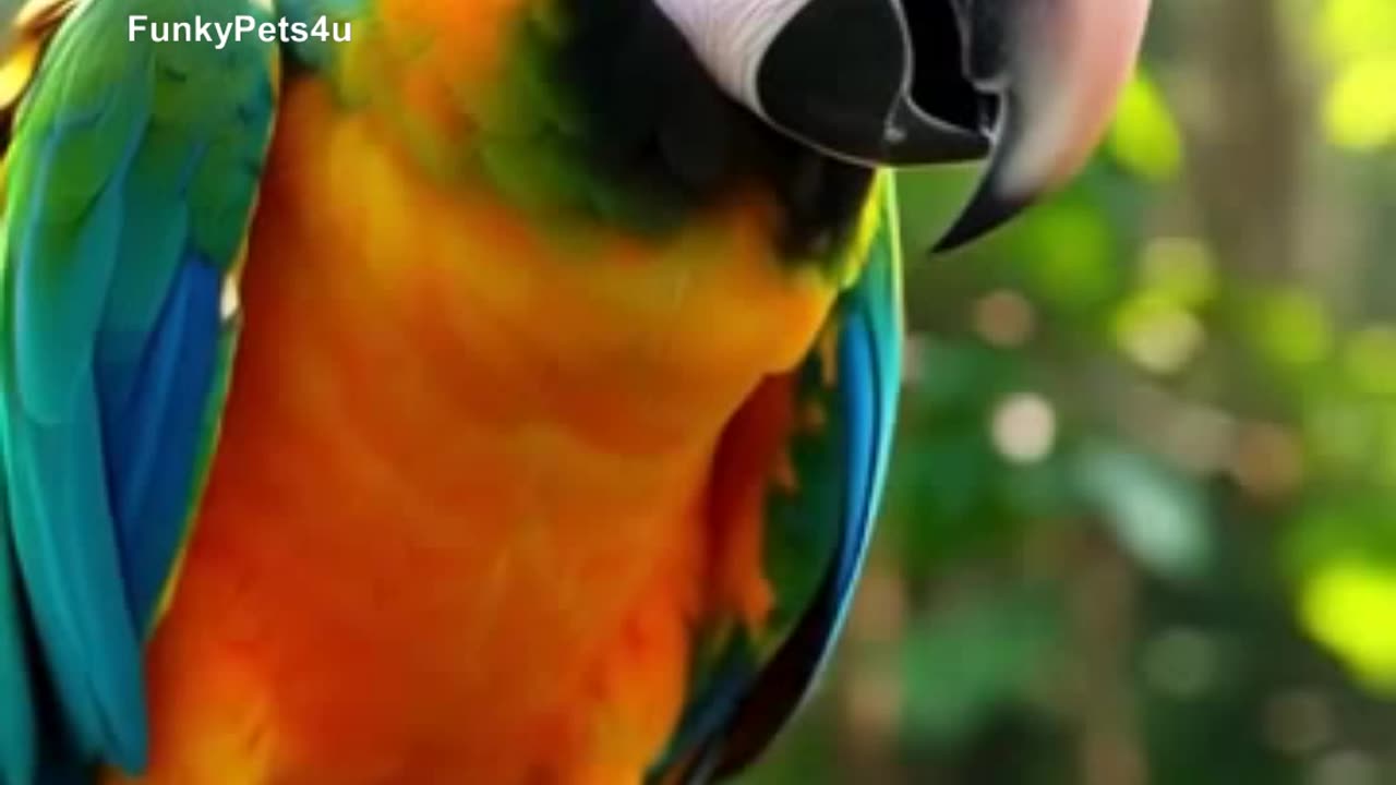 Cute Parrots In My Garden - FunkyPets4u #parrot #parrots #cute #funkypets4u