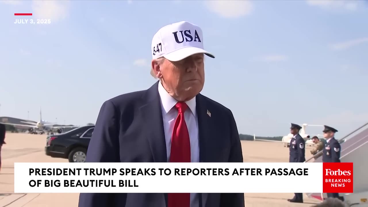 Trump Addresses One Of Two Republican Reps Who Voted Against BBB