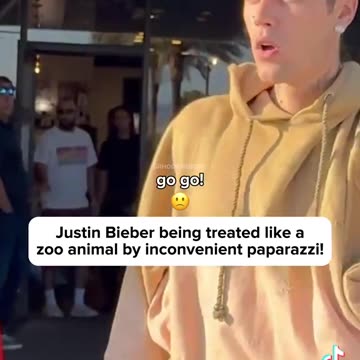 JUSTIN BIEBER TELLS PAPARAZZI TOGET LOST
