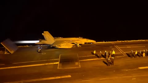 🌌 F/A-18 Hornet Roars into the Night | Afterburner Catapult Launch