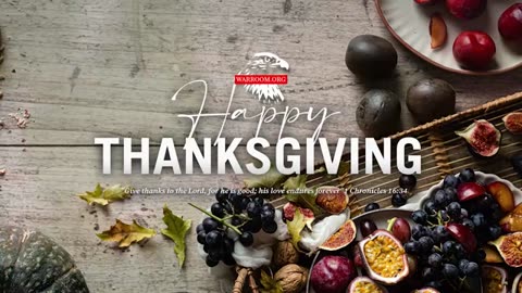 WAR ROOM Episode 4857 WarRoom Thanksgiving Day Special 2025