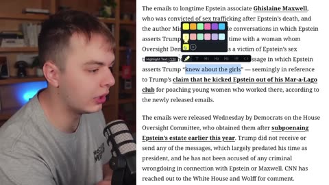 Epstein ADMITS TRUMP DID IT in Leaked Email