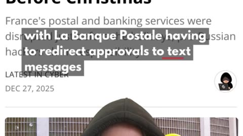 [2025-12-27] France's La Poste knocked offline by Russian DDoS attack