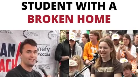 Charlie Kirk Helps College Student With A Broken Home