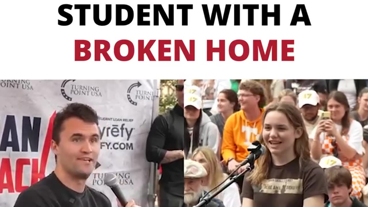 Charlie Kirk Helps College Student With A Broken Home