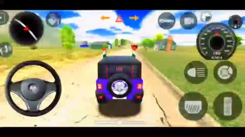 purple jeep modification (simulator game off line 3D)