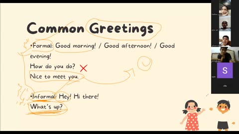 greetings and farewell