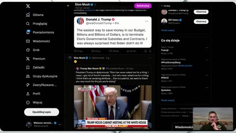ELON MUSK I DONALD TRUMP NA WOJNIE - Jestem zszokowany