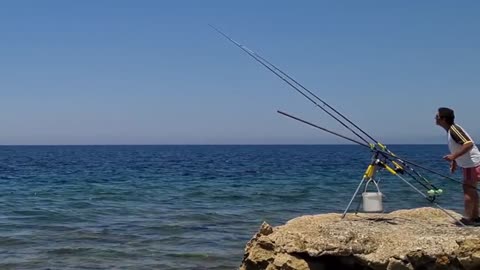 fishing with bobbit worm, e la uso sulla nuova canna da pesca_part7
