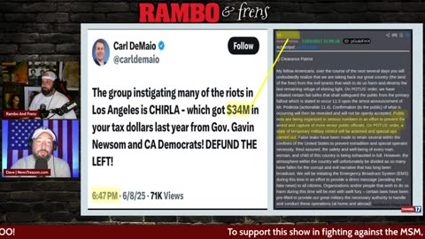 DECLAS With Rambo & Dave Nationwide Chaos, Media Exposure 6-10-25