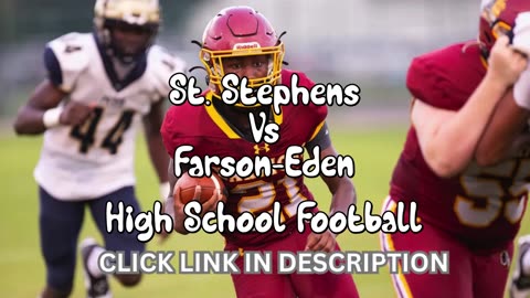 St. Stephens Vs Farson-Eden High School Football || Wyoming - Friday, September 12 @ 11a.