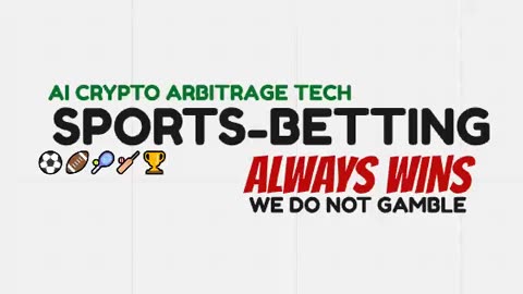 SUREBET - AMAZING AI SPORT BETTING TECHNOLOGY CRYPTO PROFITS - TOP TEAM ROB BUSER