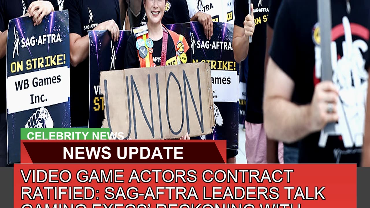 Video Game Actors Contract Ratified Sagaftra Lea