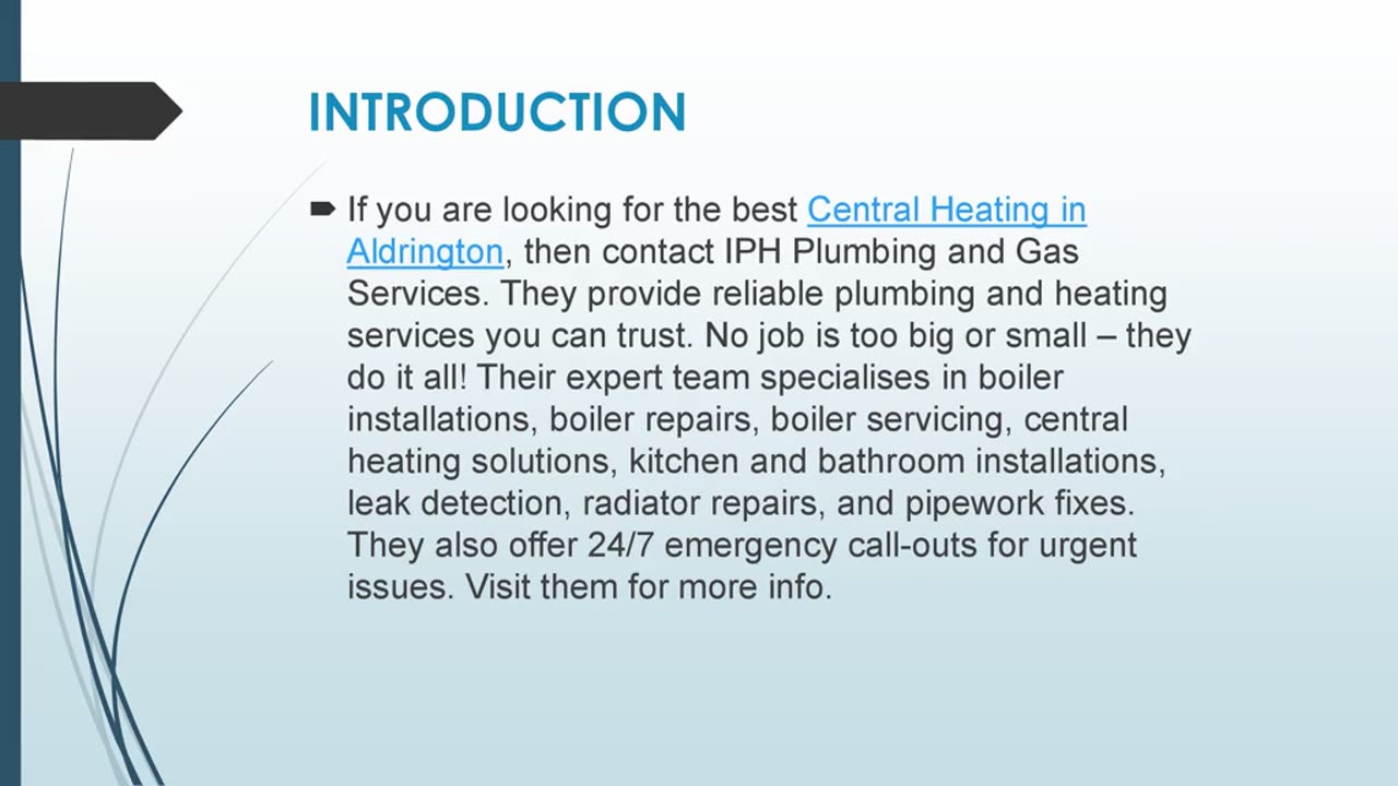 Best Central Heating in Aldrington