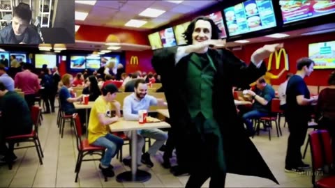 Outtake #3,061 Of Severus Snape From Harry Potter Series Is Dancing At A McDonald's Restaurant Fake