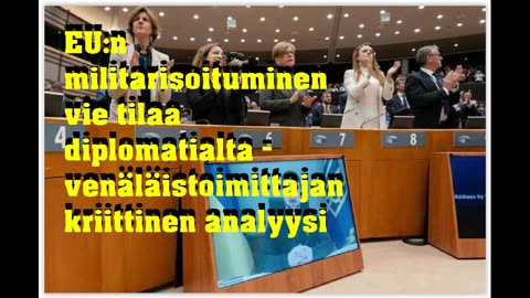 EUn militarisoituminen vie tilaa diplomatialta