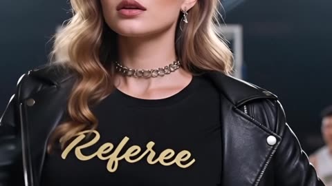 Referee but make it fashion… would you dare rock this bold look too? #streetstyle #leatheredge