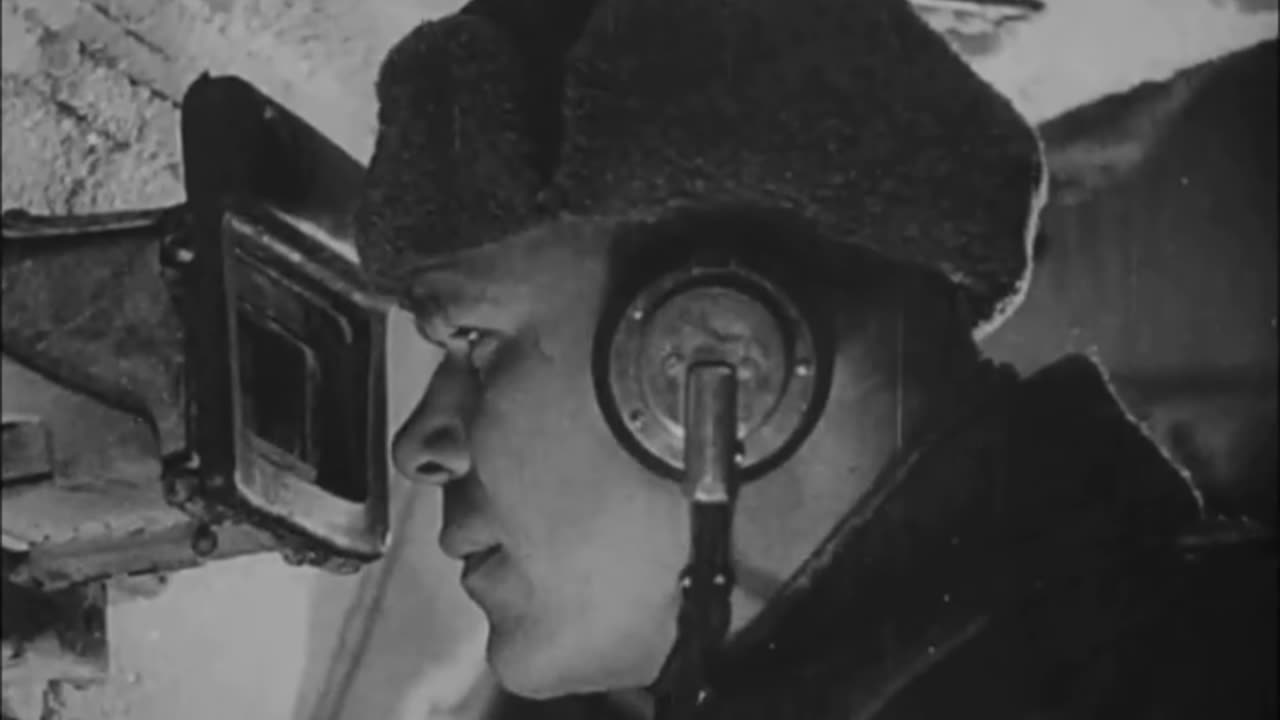 Soviet Armored Train in action during the Winter of 1941-42