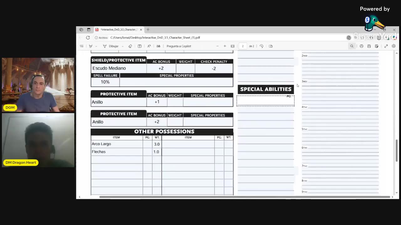 ¡Así se crea un personaje épico en Dungeons and Dragons 3.5 P7!