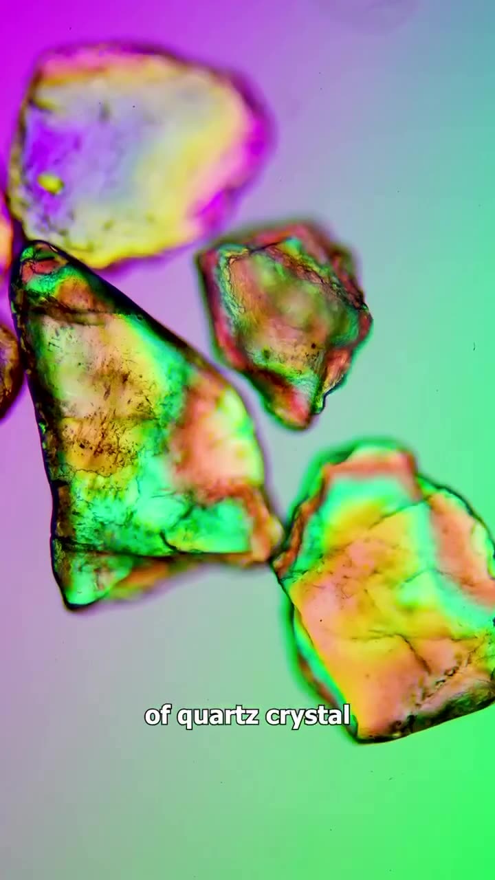 THIS BEACH SAND LOOKS NORMAL UNTIL YOU SEE IT UNDER A MICROSCOPE!