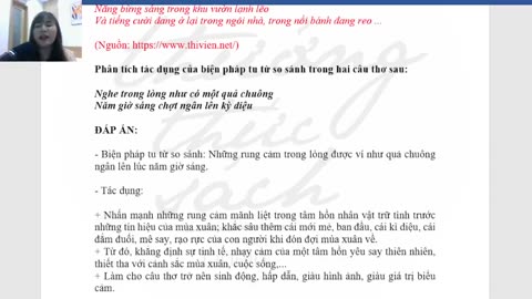 "🌿 TTS – BUỔI 15 – CHUYÊN ĐỀ PHƯƠNG PHÁP LÀM ĐỌC HIỂU CHO THỂ LOẠI THƠ ❤ "
